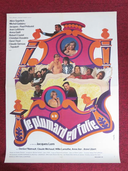 LE LIT... ZE BAWDY BED FRENCH POSTER ROLLED ALICE SAPRITCH MICHEL GALABRU 1974 Rendezvous Cinema Movie posters