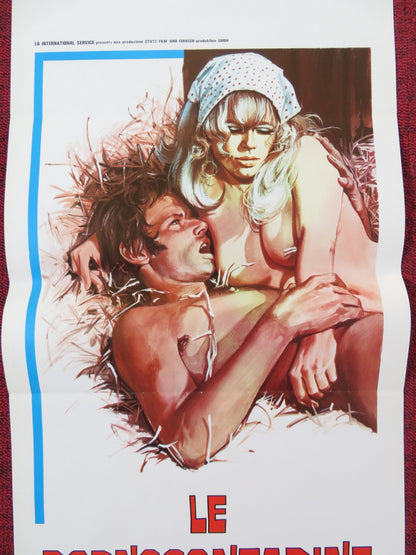 LE PORNOCONTADINE ITALIAN LOCANDINA POSTER RINALDO TALMONTI ELMA KARLOVA 1973 Rendezvous Cinema Movie posters