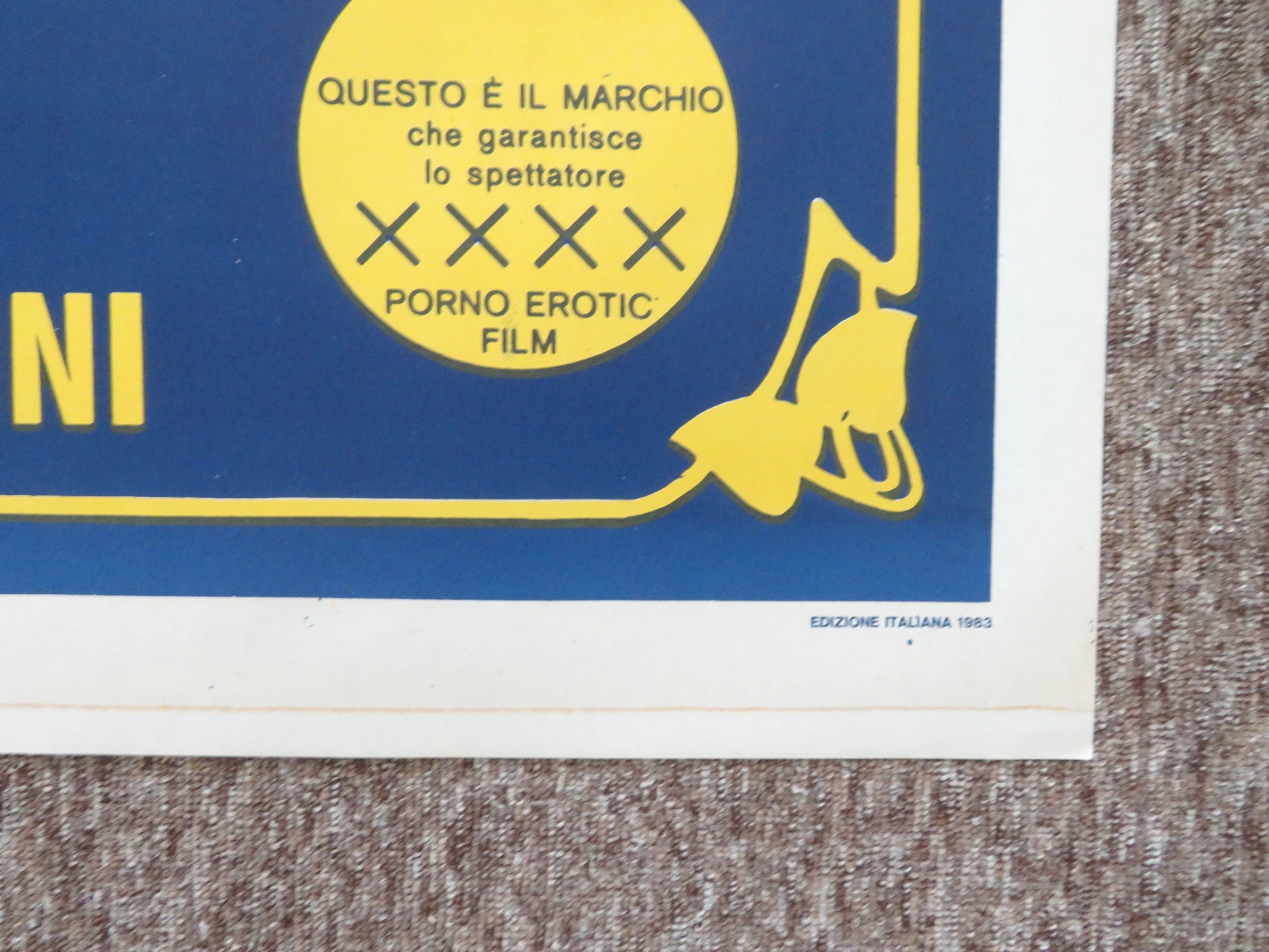 Le professeur d'amour Italian 2 Foglio Poster Brigitte Verbecq 1983 Movie posters