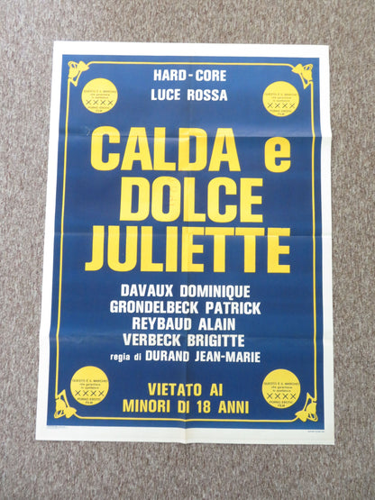 Le professeur d'amour Italian 2 Foglio Poster Brigitte Verbecq 1983 Movie posters
