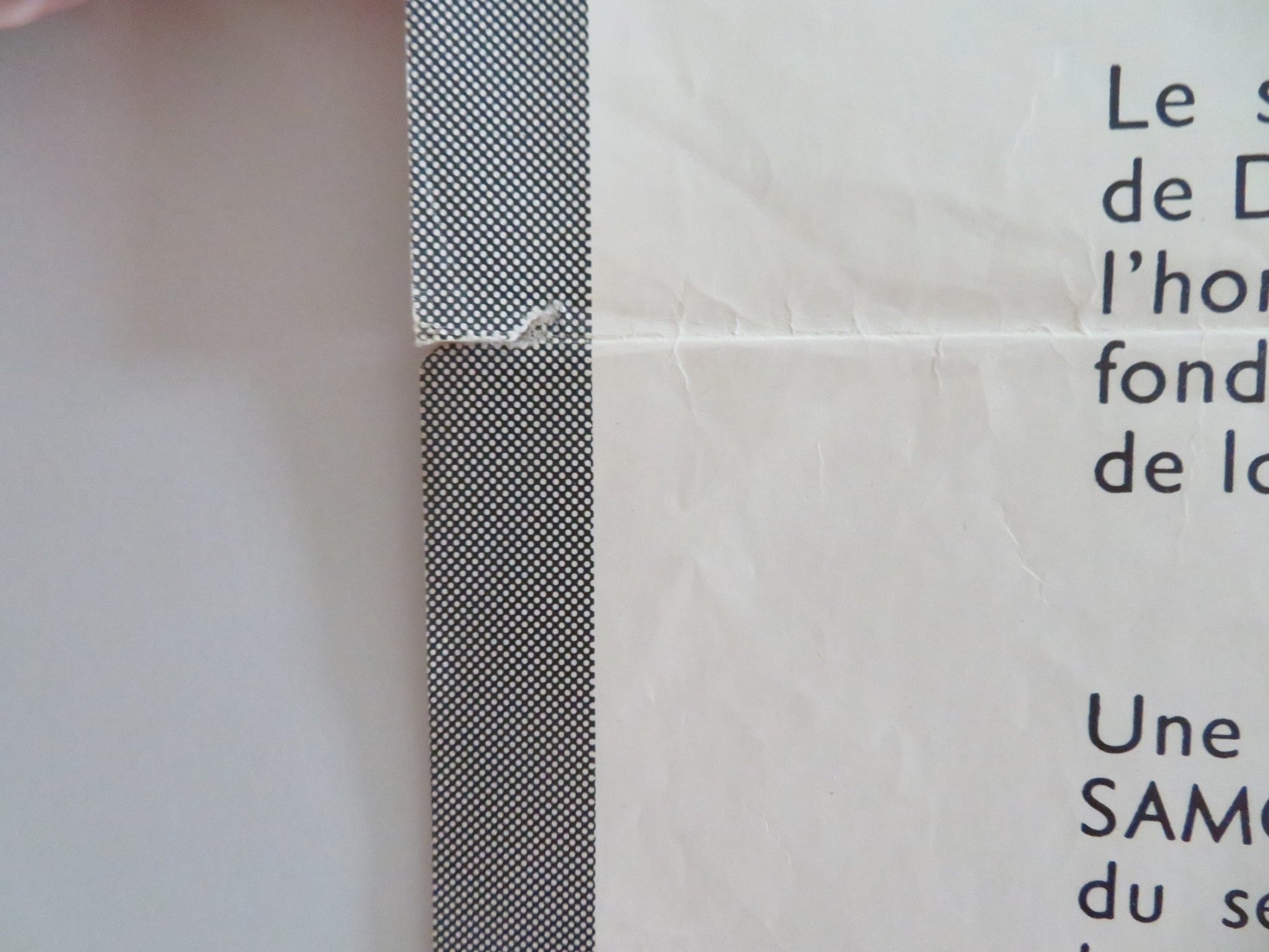 LE SAMOURAI FRENCH ROLLED POSTER ALAIN DELON FRANCOIS PERIER 1967 Movie posters