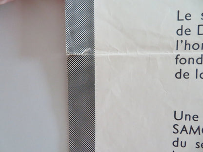 LE SAMOURAI FRENCH ROLLED POSTER ALAIN DELON FRANCOIS PERIER 1967 Movie posters