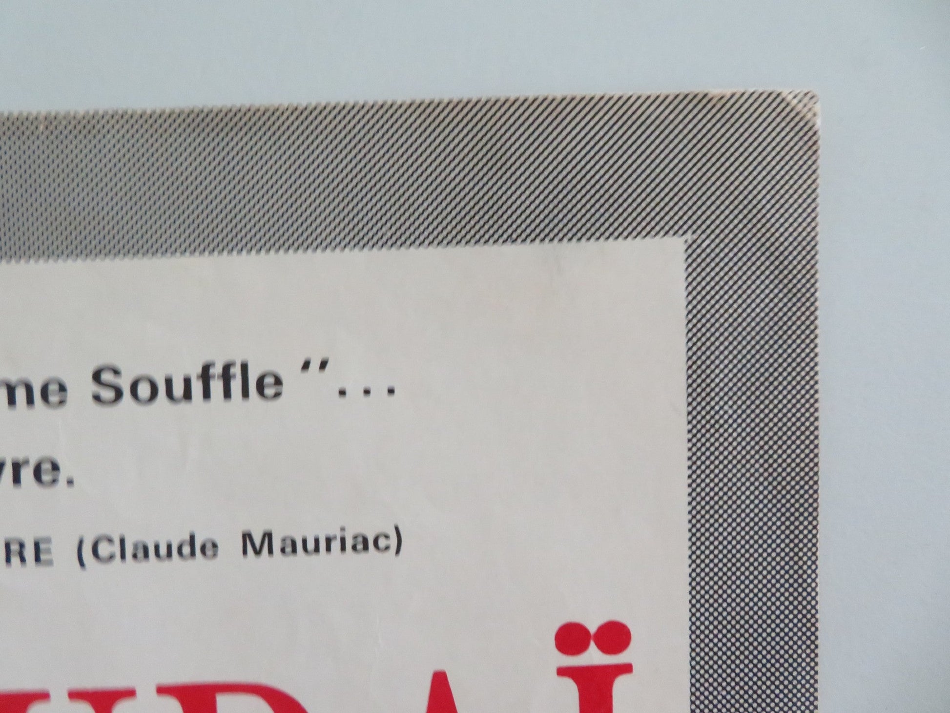 LE SAMOURAI FRENCH ROLLED POSTER ALAIN DELON FRANCOIS PERIER 1967 Movie posters