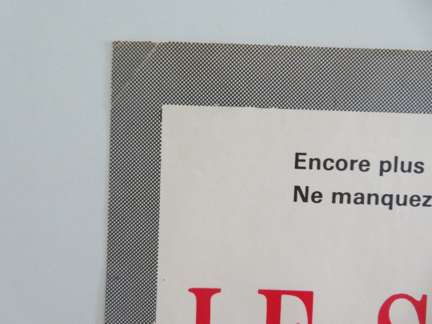 LE SAMOURAI FRENCH ROLLED POSTER ALAIN DELON FRANCOIS PERIER 1967 Movie posters