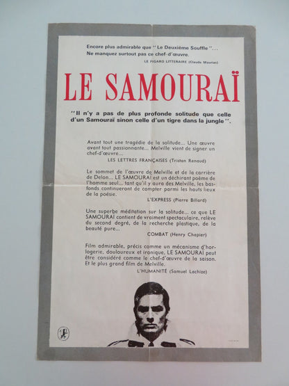 LE SAMOURAI FRENCH ROLLED POSTER ALAIN DELON FRANCOIS PERIER 1967 Movie posters