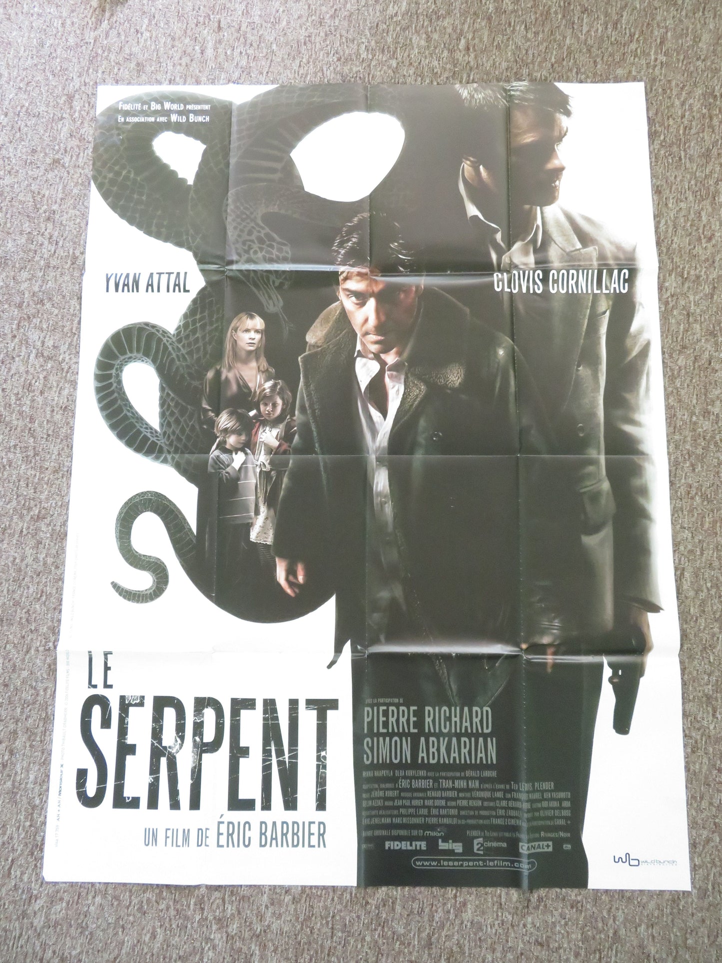 Le Serpent French Grande Poster Yvan Attal Clovis Cornillac 2006 Movie posters