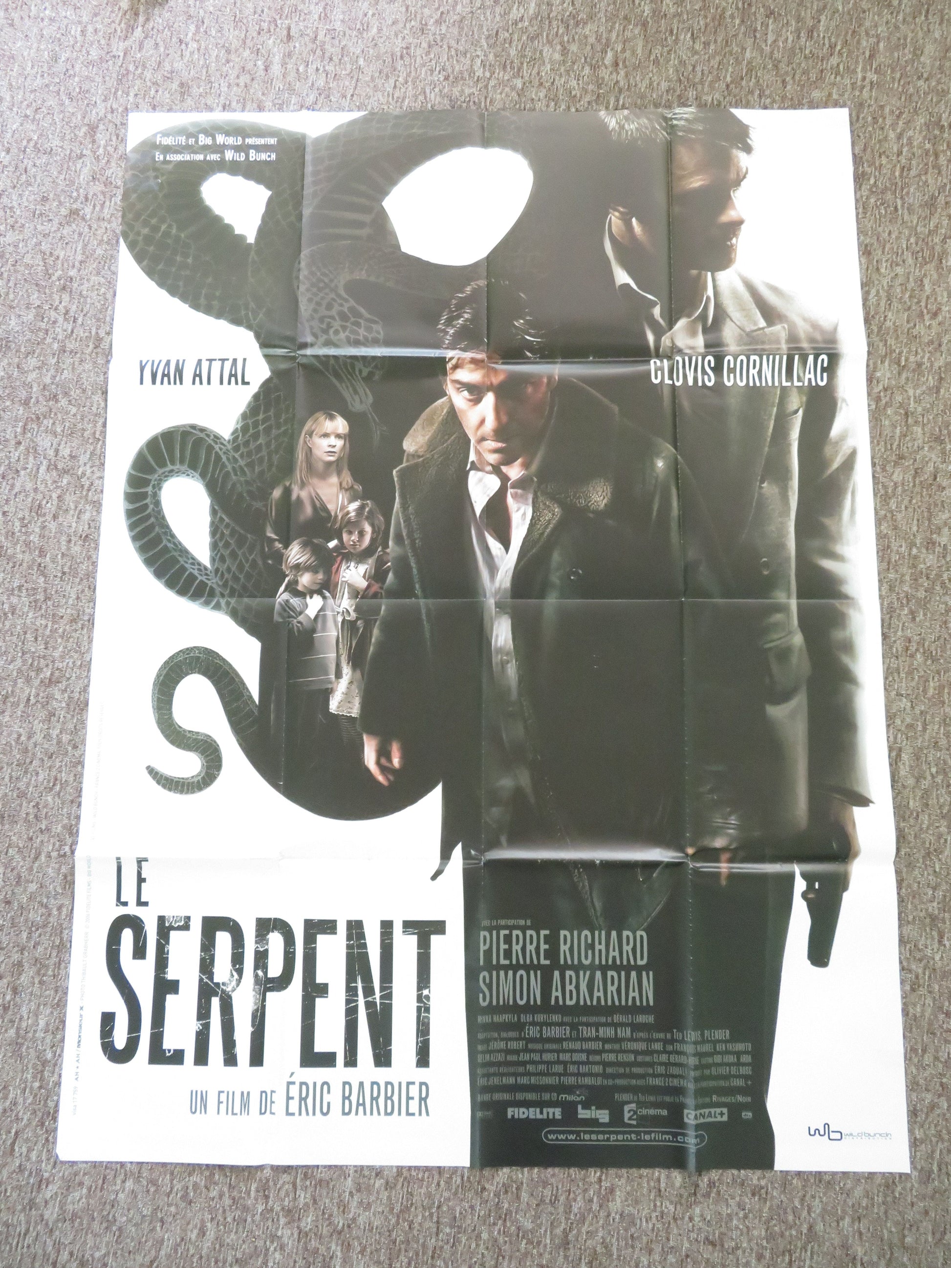 Le Serpent French Grande Poster Yvan Attal Clovis Cornillac 2006 Movie posters