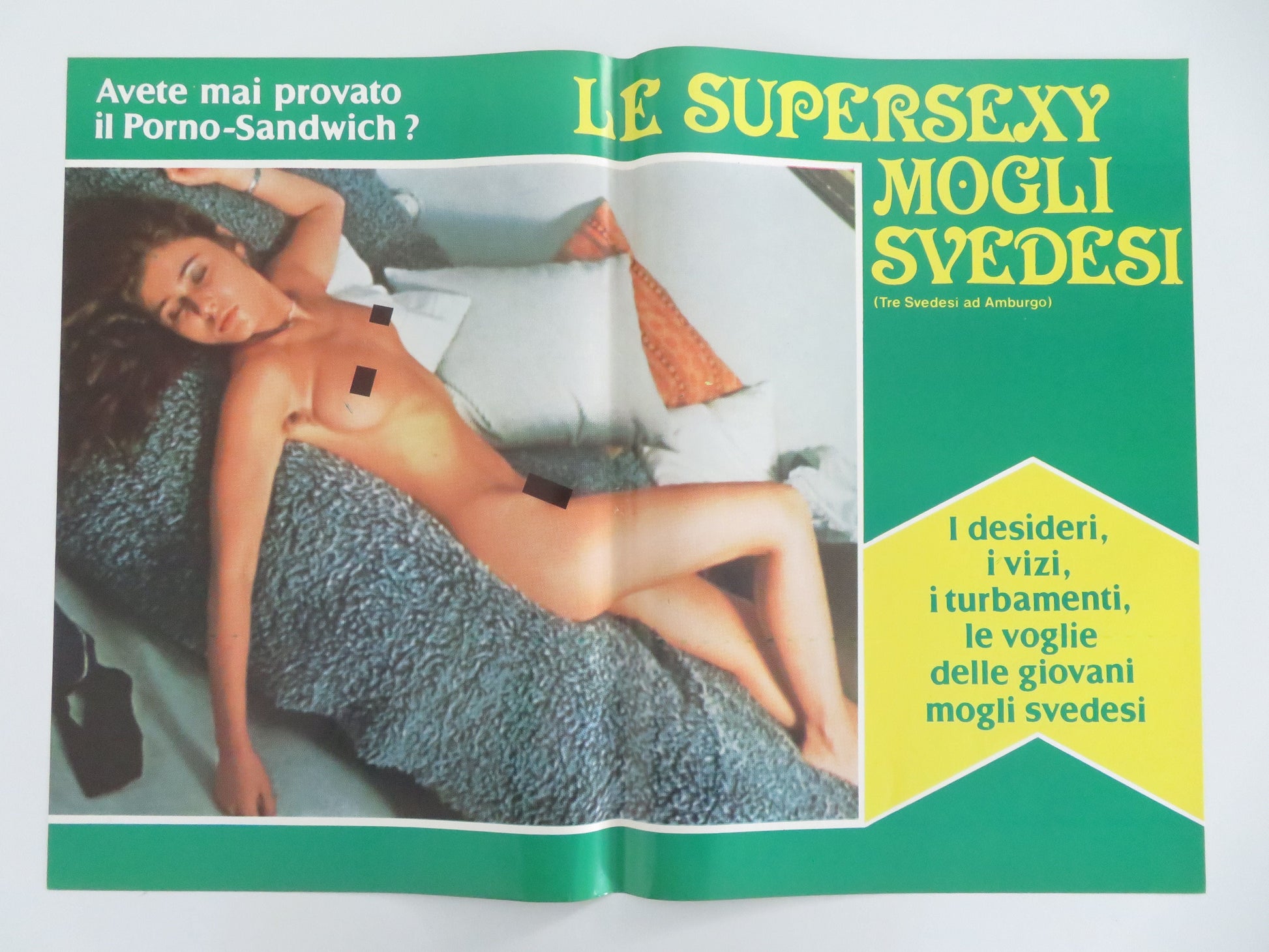 Le Supersexy Mogli Svedesi Italian Fotobusta Posters Lot of 6 Fiedler 1980 Movie posters