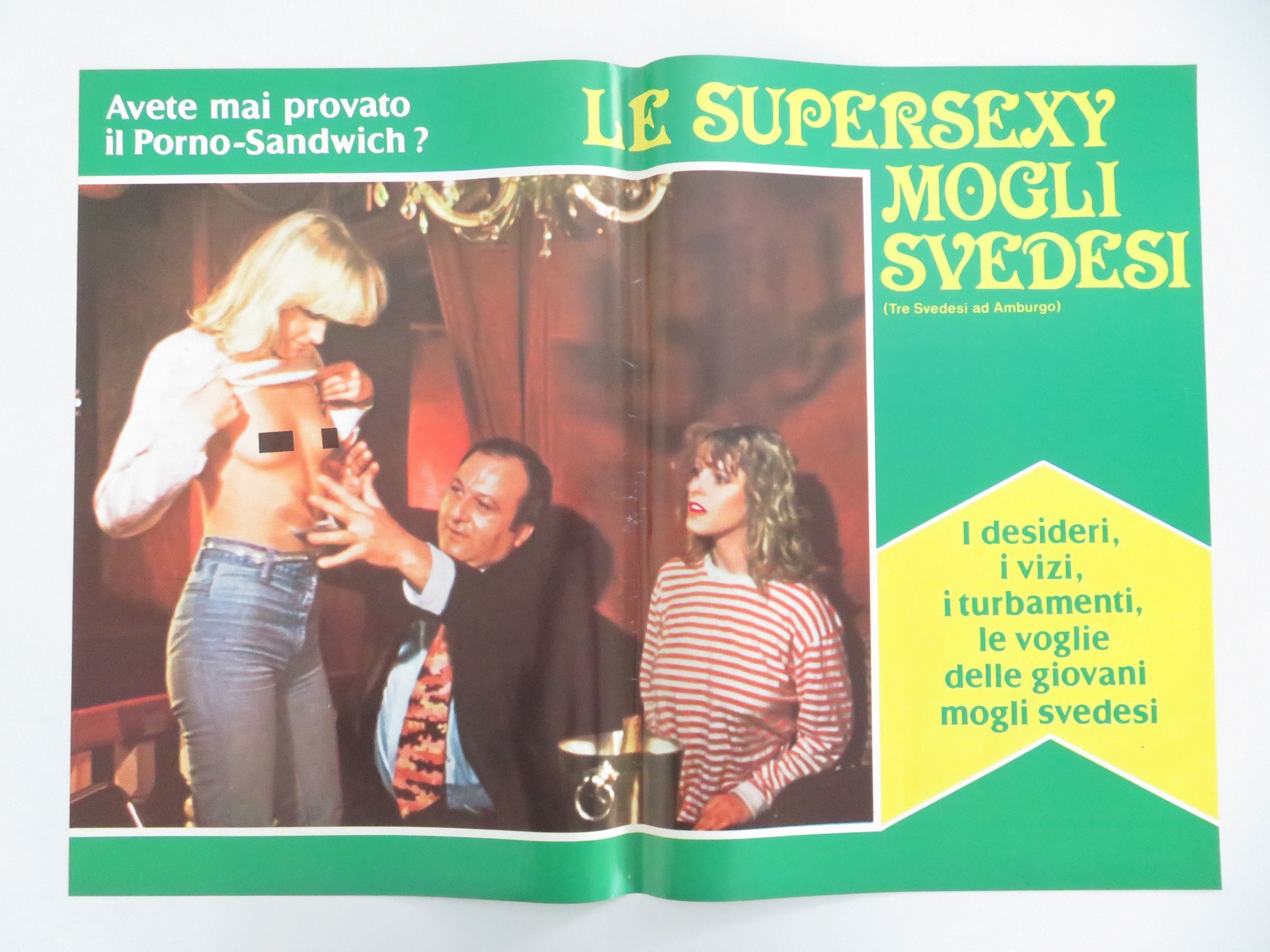 Le Supersexy Mogli Svedesi Italian Fotobusta Posters Lot of 6 Fiedler 1980 Movie posters