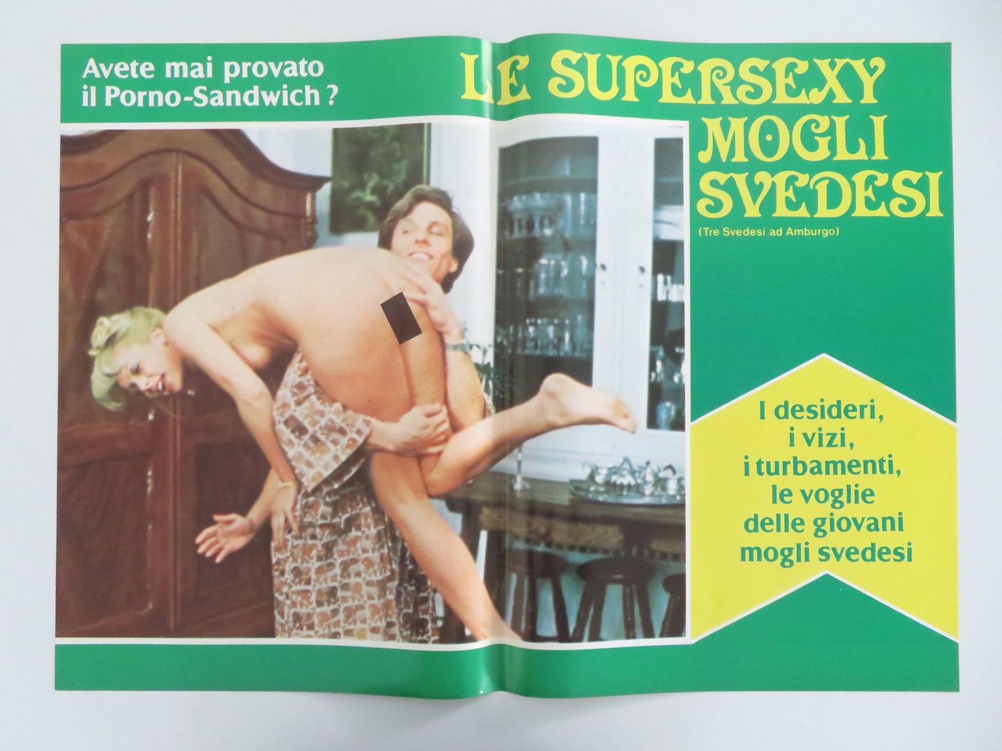 Le Supersexy Mogli Svedesi Italian Fotobusta Posters Lot of 6 Fiedler 1980 Movie posters