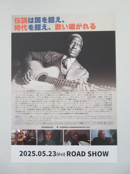 LEAD BELLY: THE MAN WHO INVENTED ROCK 'N ROLL JAPANESE CHIRASHI (B5) POSTER 2021 Movie posters