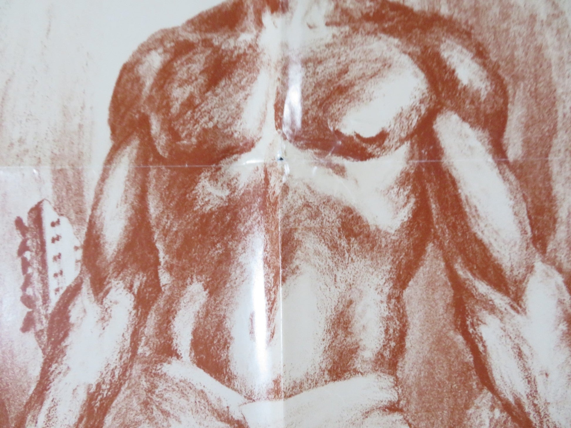 LEADBELLY FOLDED US ONE SHEET POSTER ROGER E. MOSLEY JAMES BRODHEAD 1976 Rendezvous Cinema Movie posters