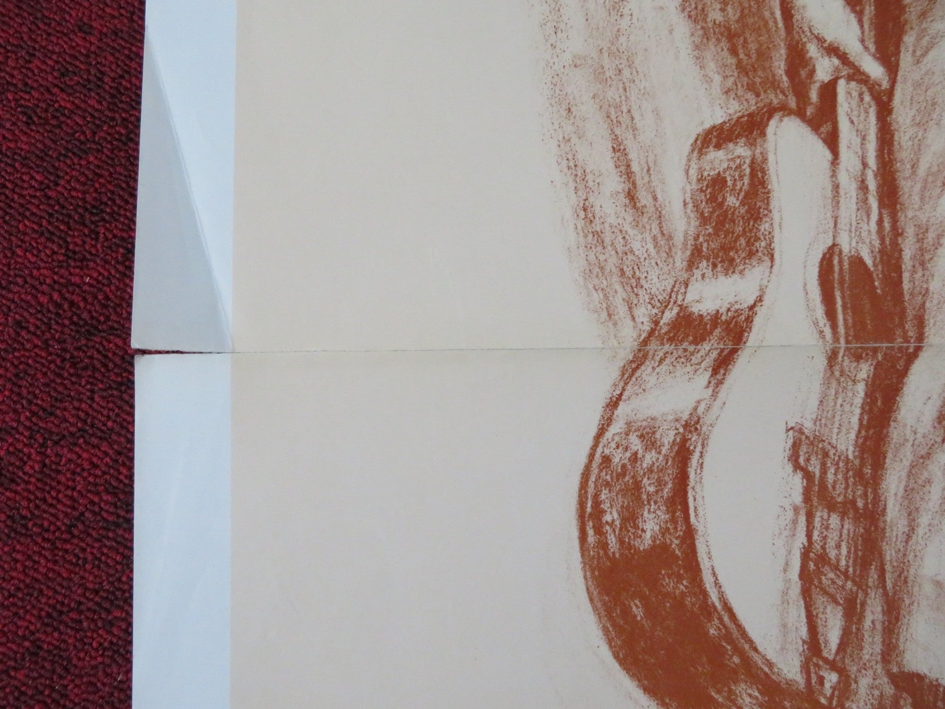 LEADBELLY FOLDED US ONE SHEET POSTER ROGER E. MOSLEY JAMES BRODHEAD 1976 Rendezvous Cinema Movie posters