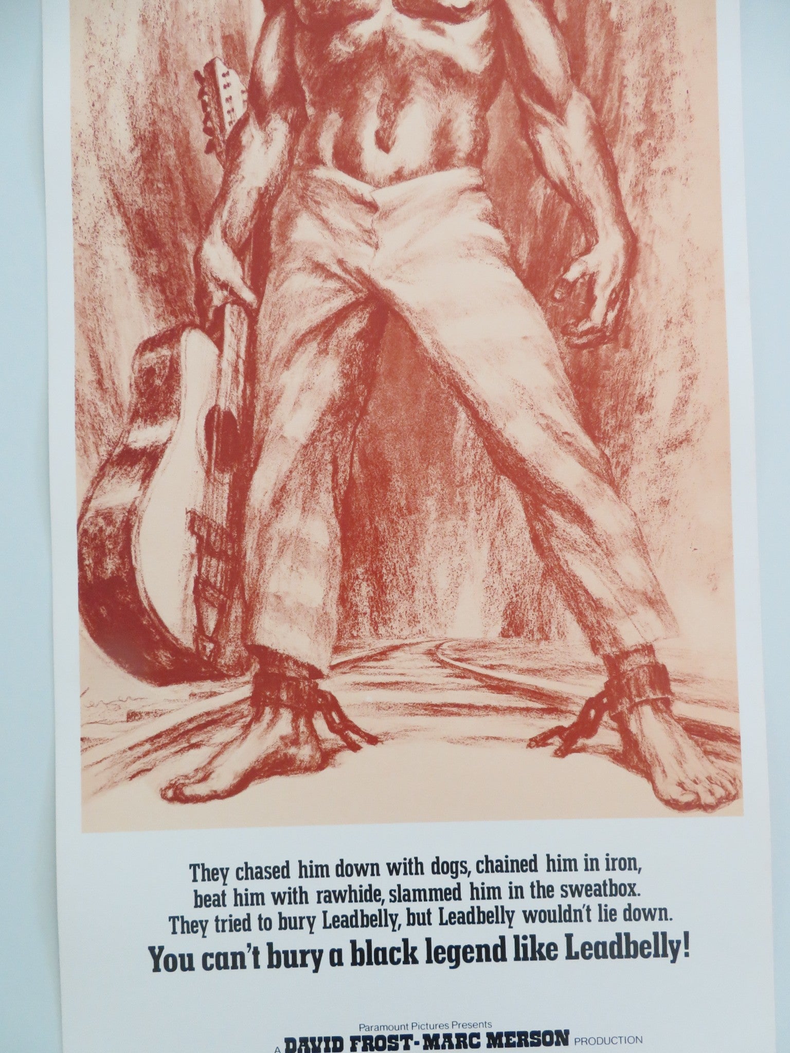 LEADBELLY US INSERT POSTER ROGER E. MOSLEY PAUL BENJAMIN 1975 Movie posters