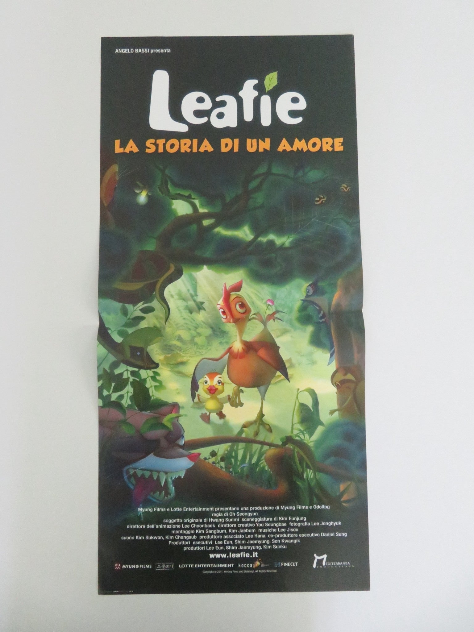 Leafie, A Hen into the Wild Italian Locandina Poster So - ri Yoo Seung - ho 2011 Movie posters