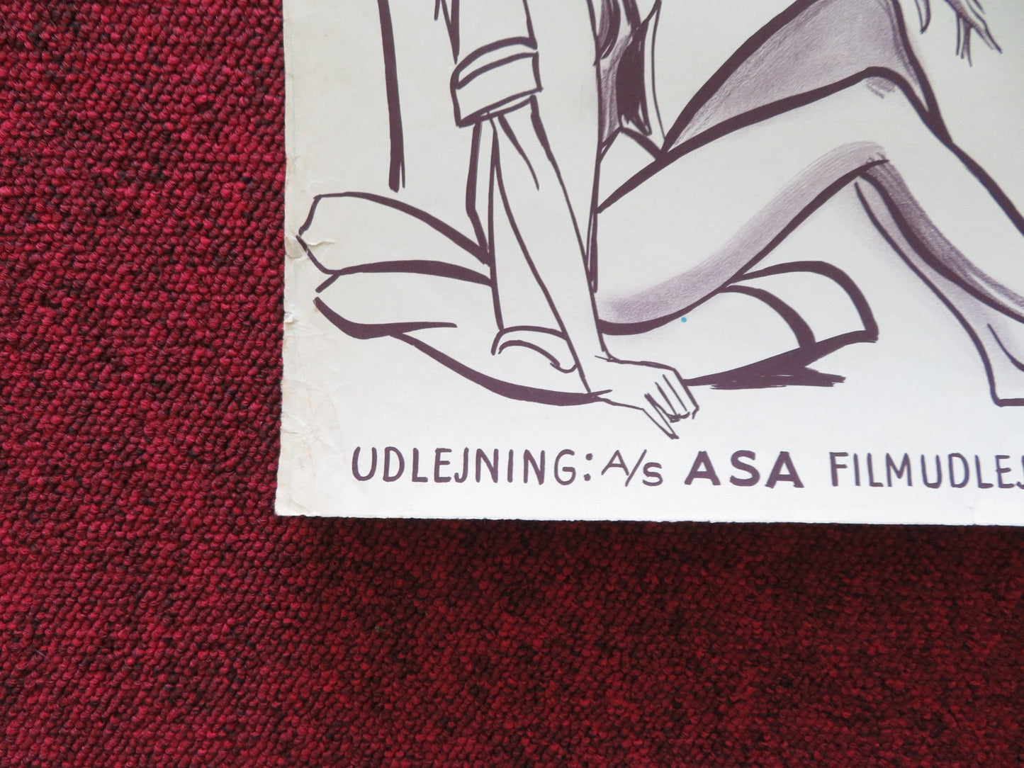 L'EAU A LA BOUCHE DANISH POSTER ROLLED BERNADETTE LAFONT FRANCOISE BRION 1961 Rendezvous Cinema Movie posters