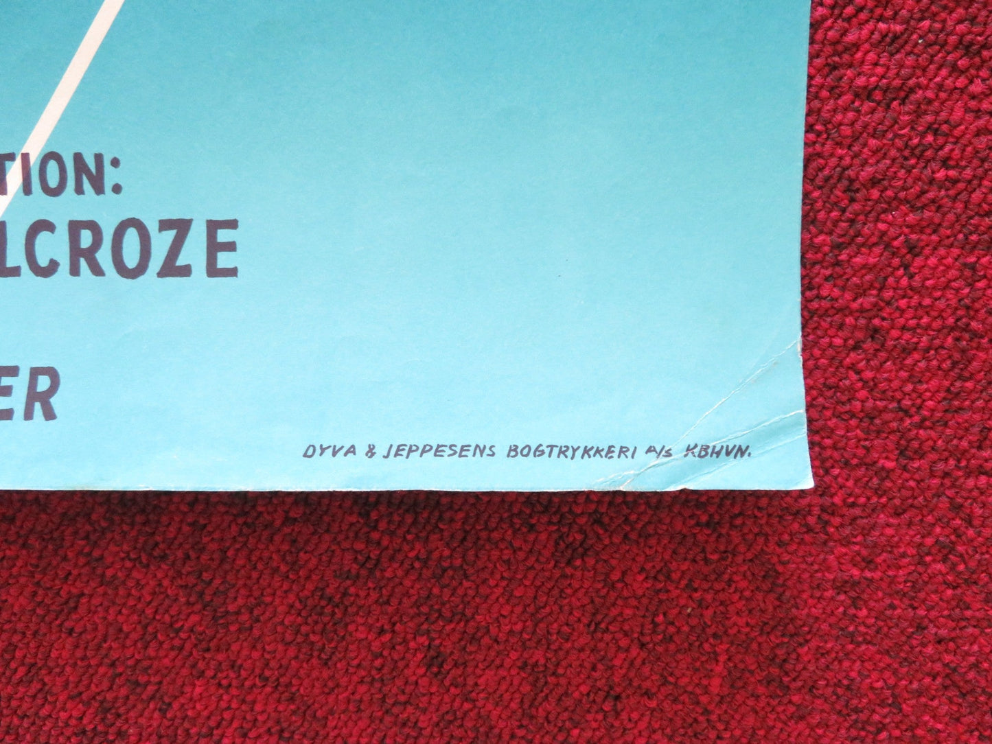 L'EAU A LA BOUCHE DANISH POSTER ROLLED BERNADETTE LAFONT FRANCOISE BRION 1961 Rendezvous Cinema Movie posters