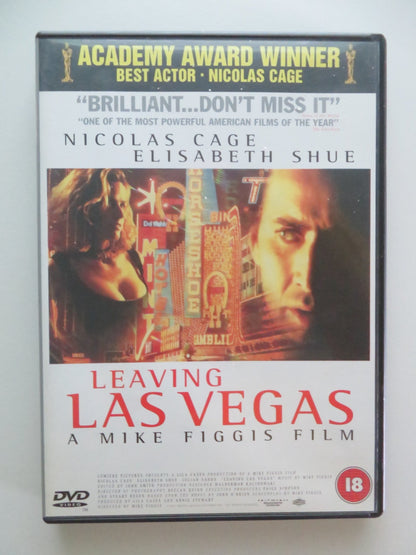 LEAVING LAS VEGAS (DVD) NICOLAS CAGE ELISABETH SHUE 1995 REGION 2 Movie posters