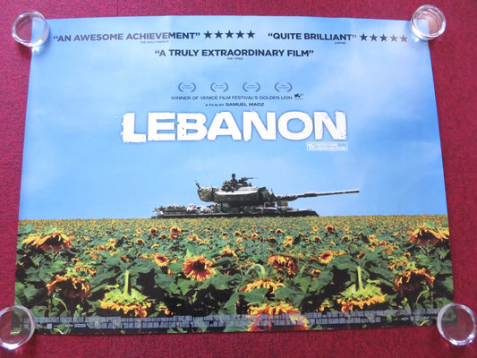 LEBANON UK QUAD ROLLED POSTER YOAV DONAT ITAY TIRAN 2009 Rendezvous Cinema Movie posters