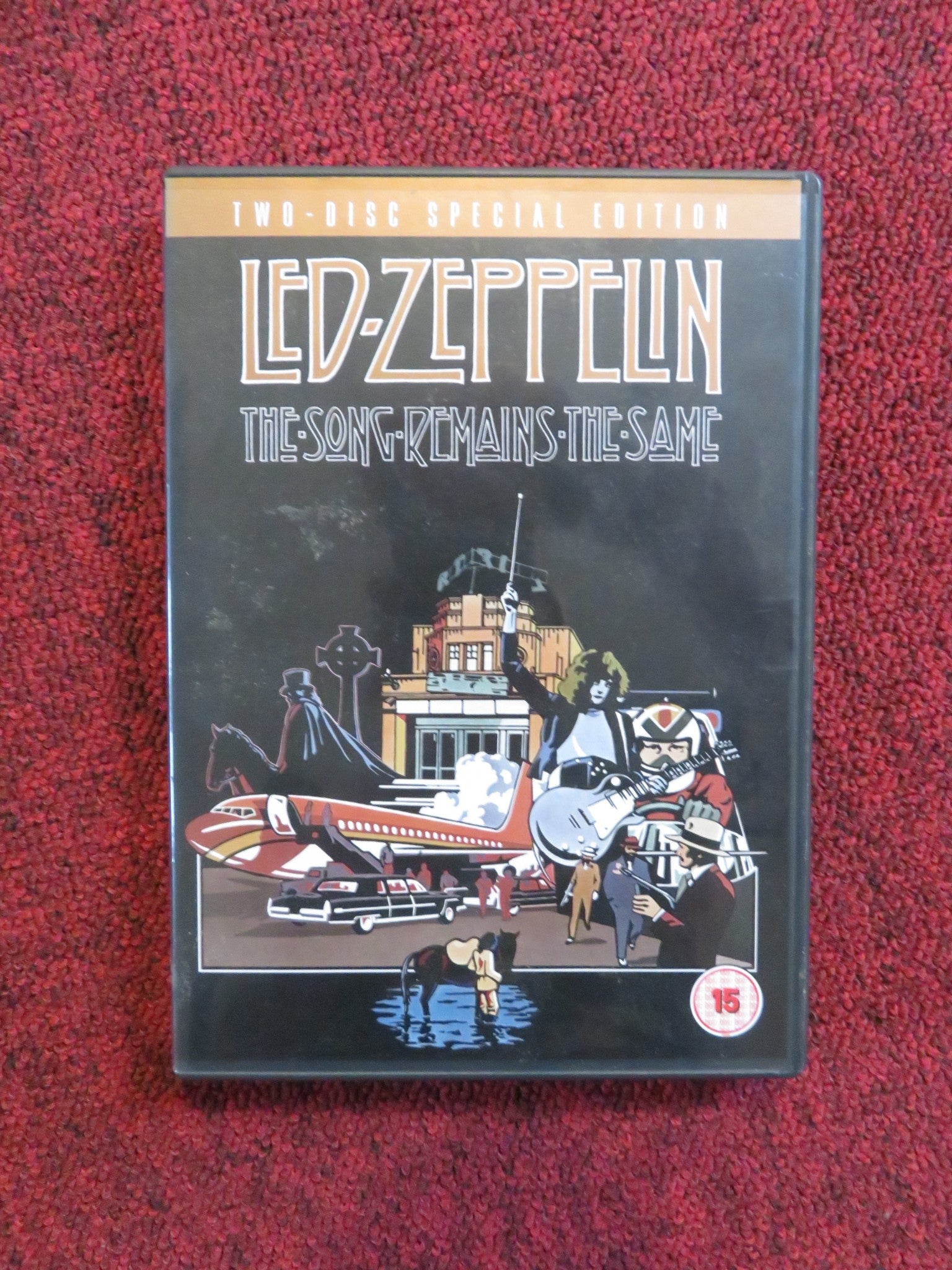 LED ZEPPELIN: THE SONG REMAINS THE SAME - TWO - DISC SPECIAL (DVD) 1976 REGION 2 Rendezvous Cinema Movie posters