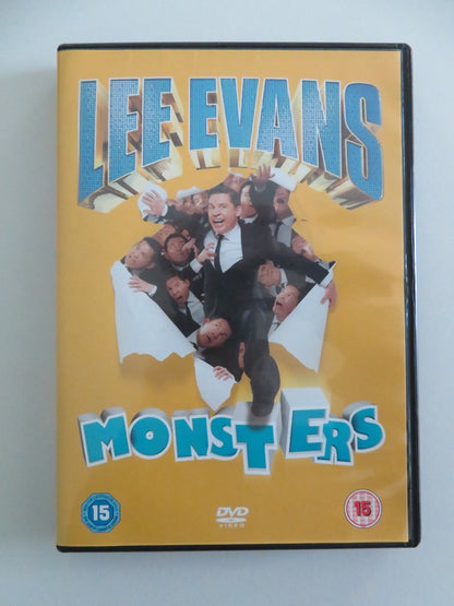 LEE EVANS: MONSTERS (DVD) LEE EVANS ALASTAIR CUNNINGHAM 2014 REGION 2, 4 Movie posters