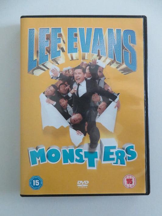 LEE EVANS: MONSTERS (DVD) LEE EVANS ALASTAIR CUNNINGHAM 2014 REGION 2, 4 Movie posters