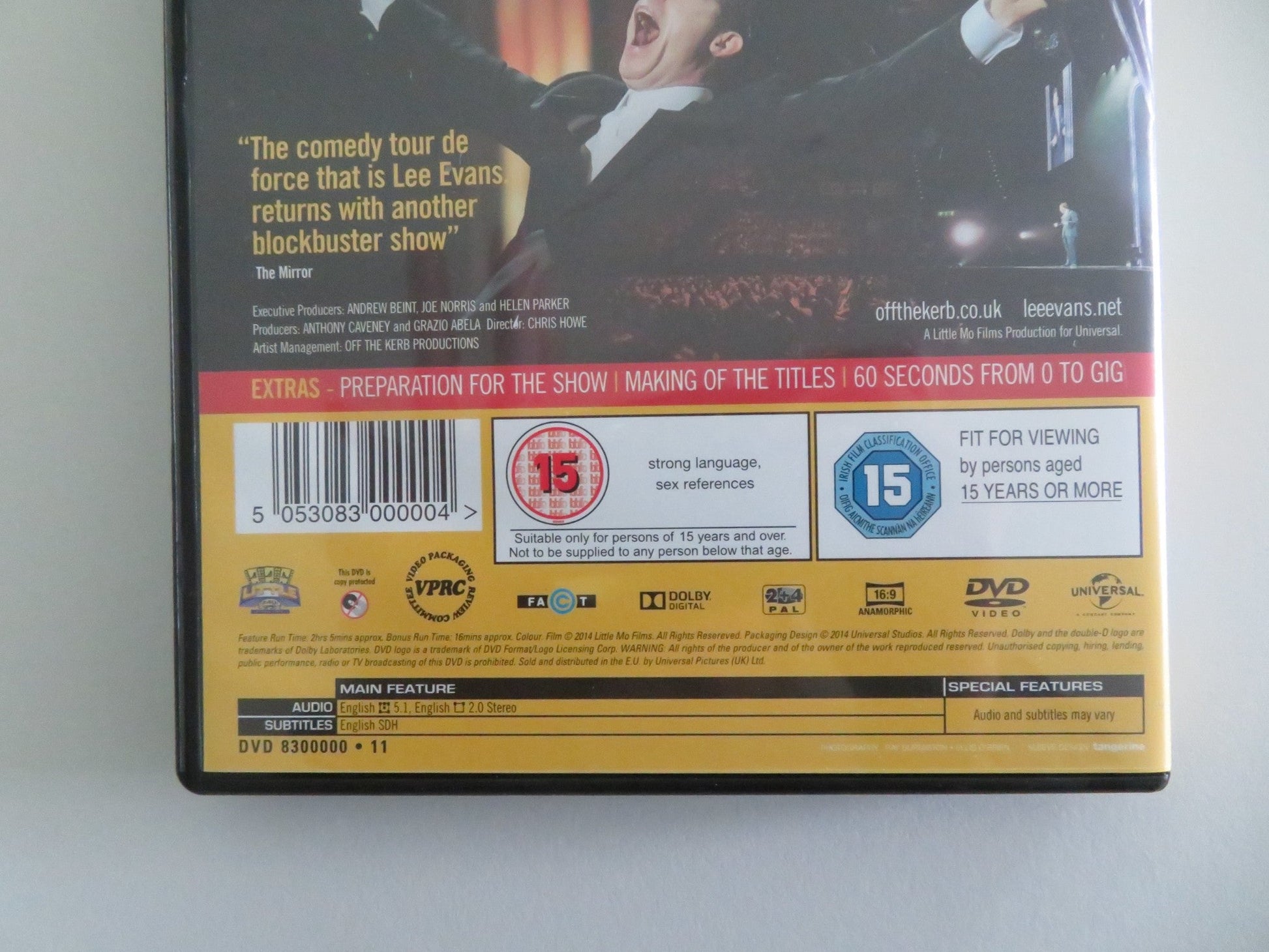 LEE EVANS: MONSTERS (DVD) LEE EVANS ALASTAIR CUNNINGHAM 2014 REGION 2, 4 Movie posters