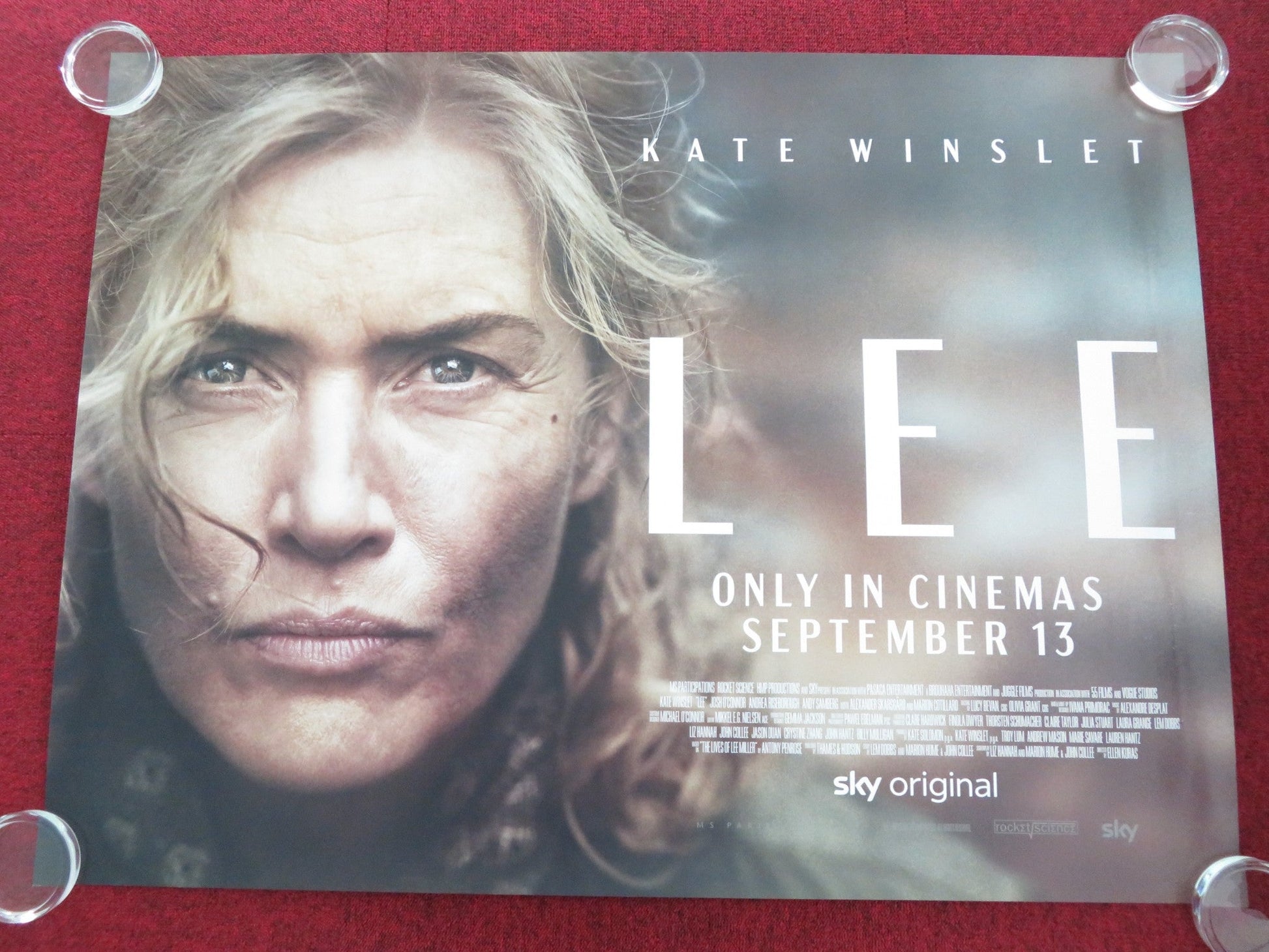 LEE UK QUAD ROLLED POSTER KATE WINSLET MARION COTILLARD 2023 Movie posters