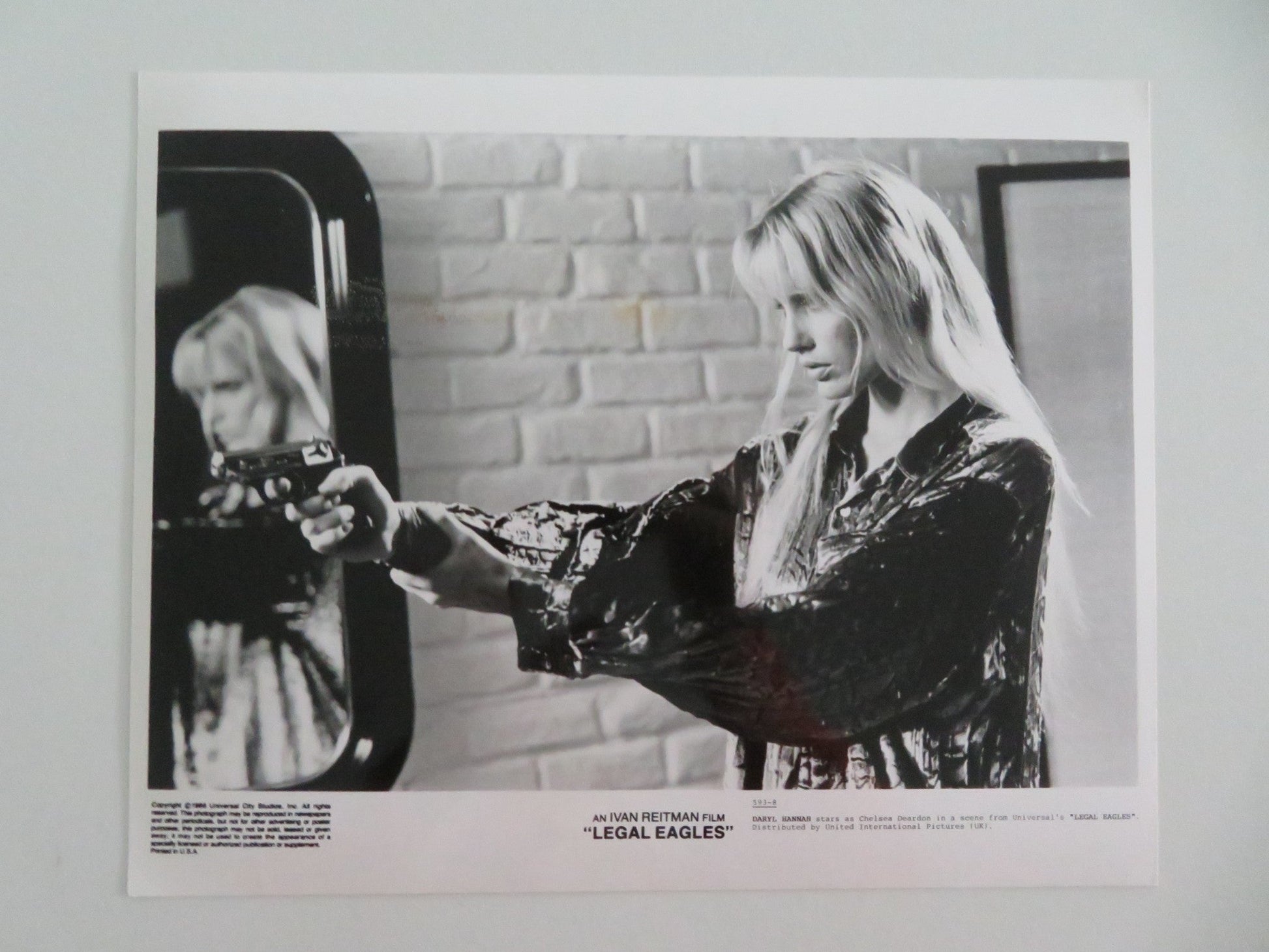 LEGAL EAGLES - A MOVIE STILL PHOTO LOT OF 5 ROBERT REDFORD DARYL HANNAH 1986 - Rendezvous Cinema