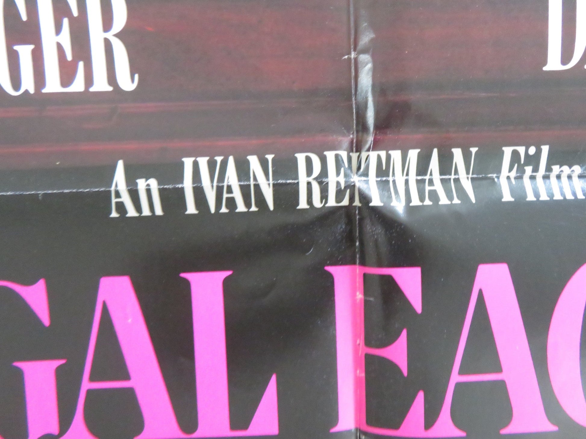 LEGAL EAGLES - B FOLDED US ONE SHEET POSTER ROBERT REDFORD DEBRA WINGER 1986 Rendezvous Cinema Movie posters