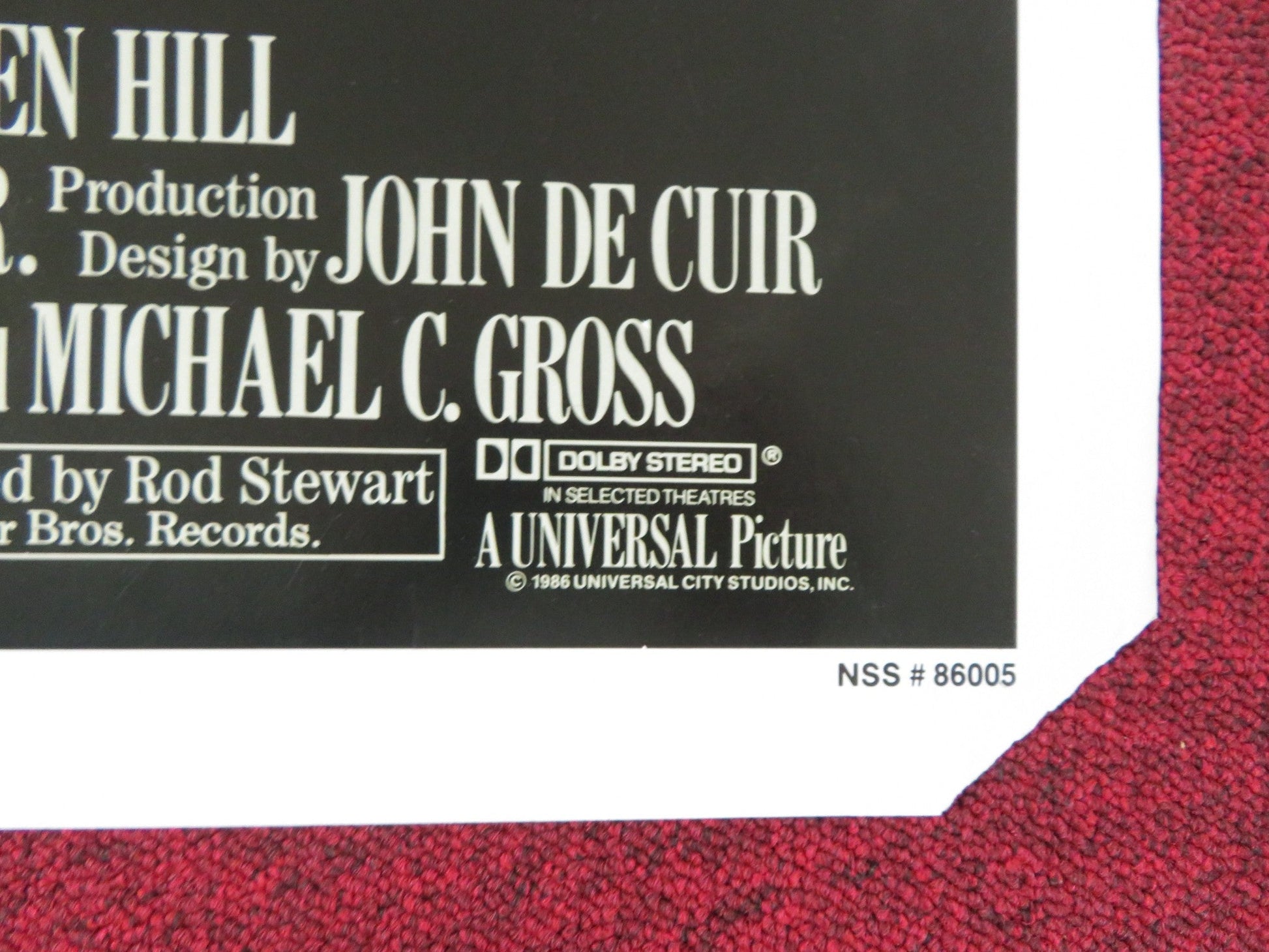 LEGAL EAGLES - B FOLDED US ONE SHEET POSTER ROBERT REDFORD DEBRA WINGER 1986 Rendezvous Cinema Movie posters