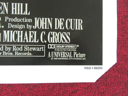 LEGAL EAGLES - B FOLDED US ONE SHEET POSTER ROBERT REDFORD DEBRA WINGER 1986 Rendezvous Cinema Movie posters