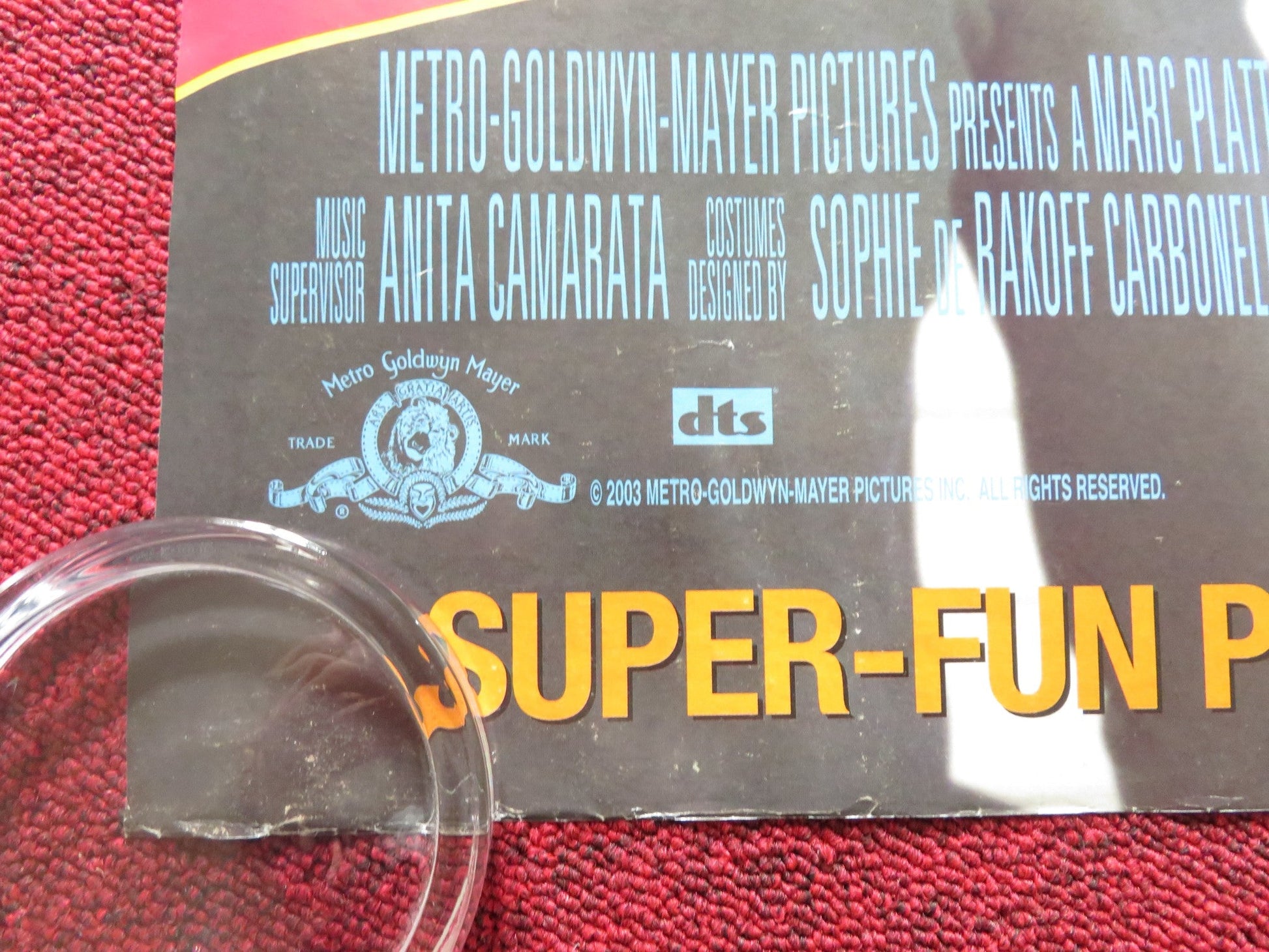 LEGALLY BLONDE 2 UK QUAD ROLLED POSTER REESE WITHERSPOON SALLY FIELD 2003 Rendezvous Cinema Movie posters