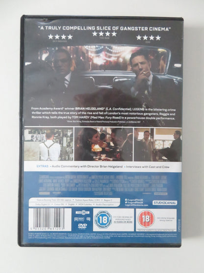 Legend (DVD) Tom Hardy Emily Browning Taron Egerton 2015 Region 2 Movie posters