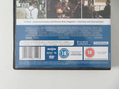 Legend (DVD) Tom Hardy Emily Browning Taron Egerton 2015 Region 2 Movie posters