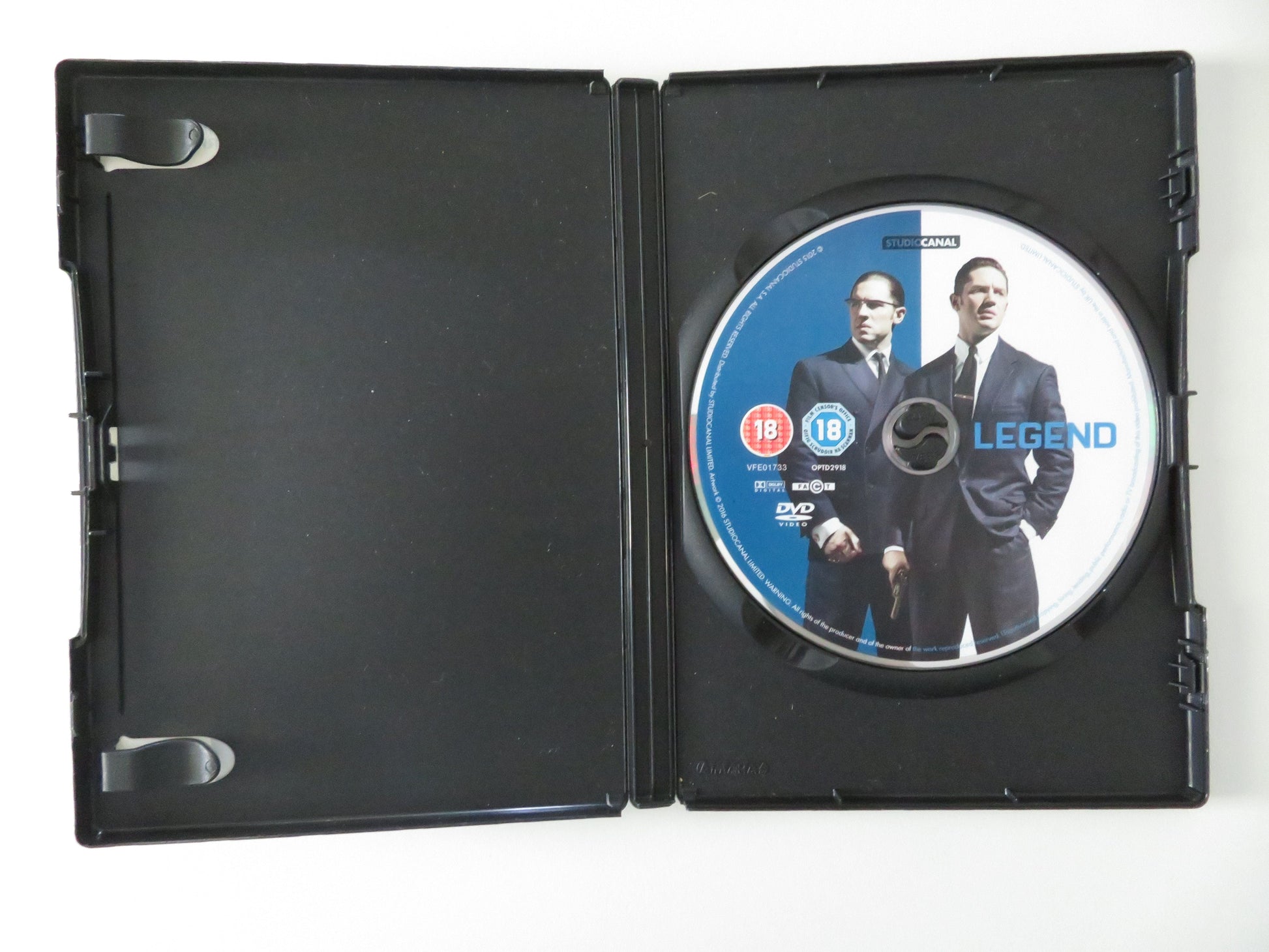 Legend (DVD) Tom Hardy Emily Browning Taron Egerton 2015 Region 2 Movie posters