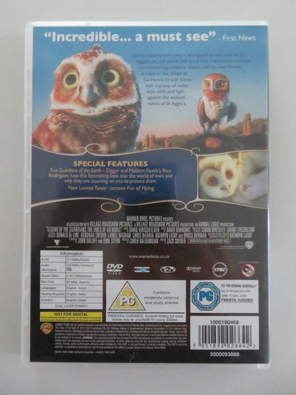 LEGEND OF THE GUARDIANS: THGE OWLS OF GA'HOOLE (DVD) EMILY BARCLAY 2010 REGION 2 Movie posters