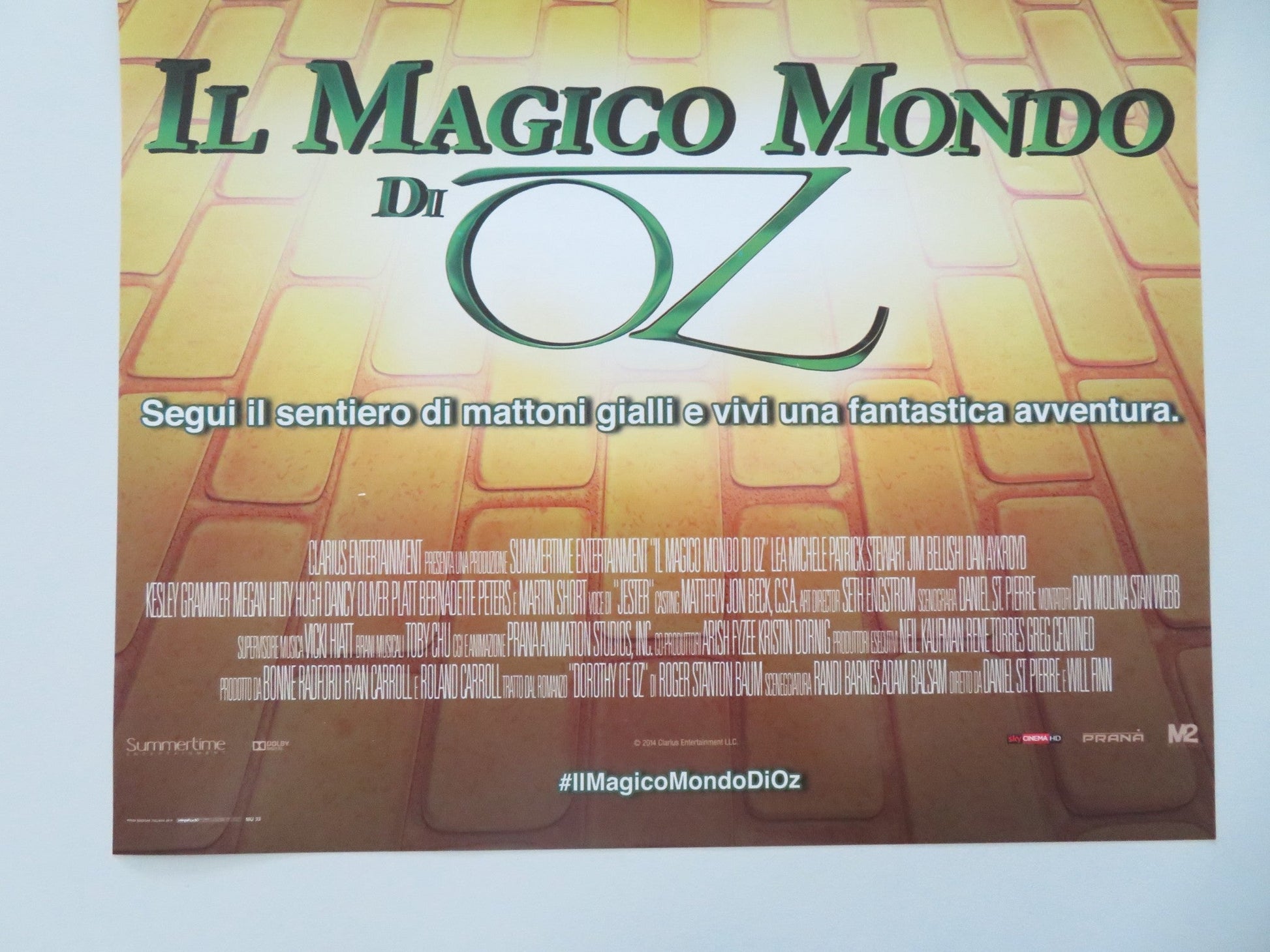 Legends Of Oz: Dorothy's Return ITALIAN LOCANDINA POSTER Aykroyd Belushi 2013 Movie posters
