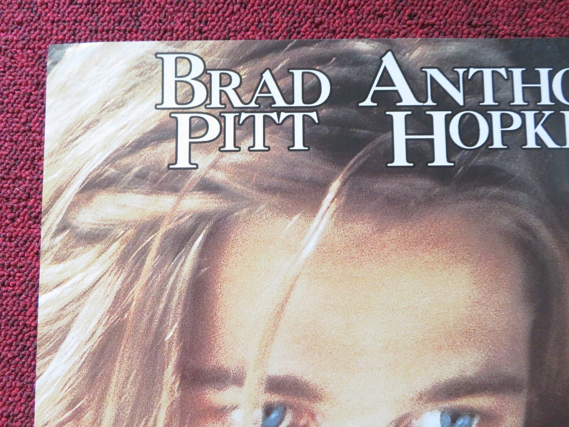 LEGENDS OF THE FALL VHS VIDEO POSTER BRAD PITT ANTHONY HOPKINS 1994 Rendezvous Cinema Movie posters