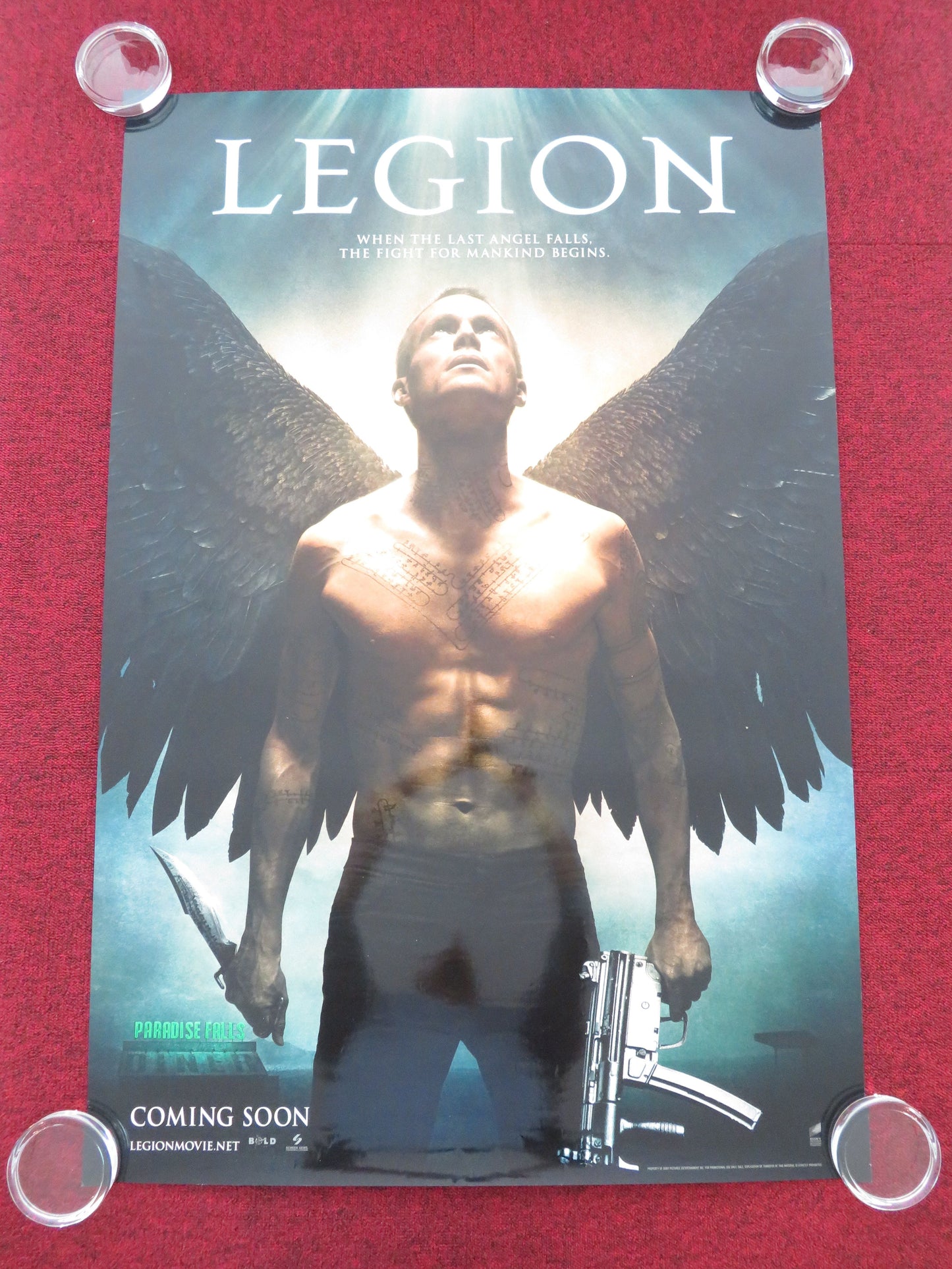 Legion US One Sheet Rolled Poster Paul Bettany Dennis Quaid 2010 Movie posters