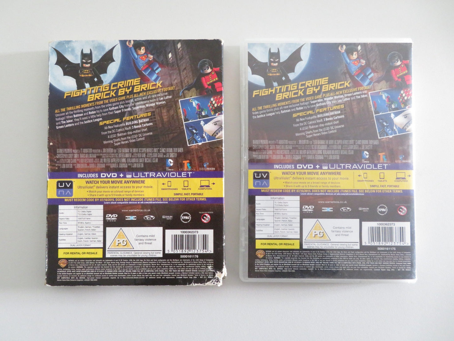 LEGO BATMAN: THE MOVIE - DC SUPER HEROES UNITE (DVD) TROY BAKER 2013 REGION 2 Movie posters