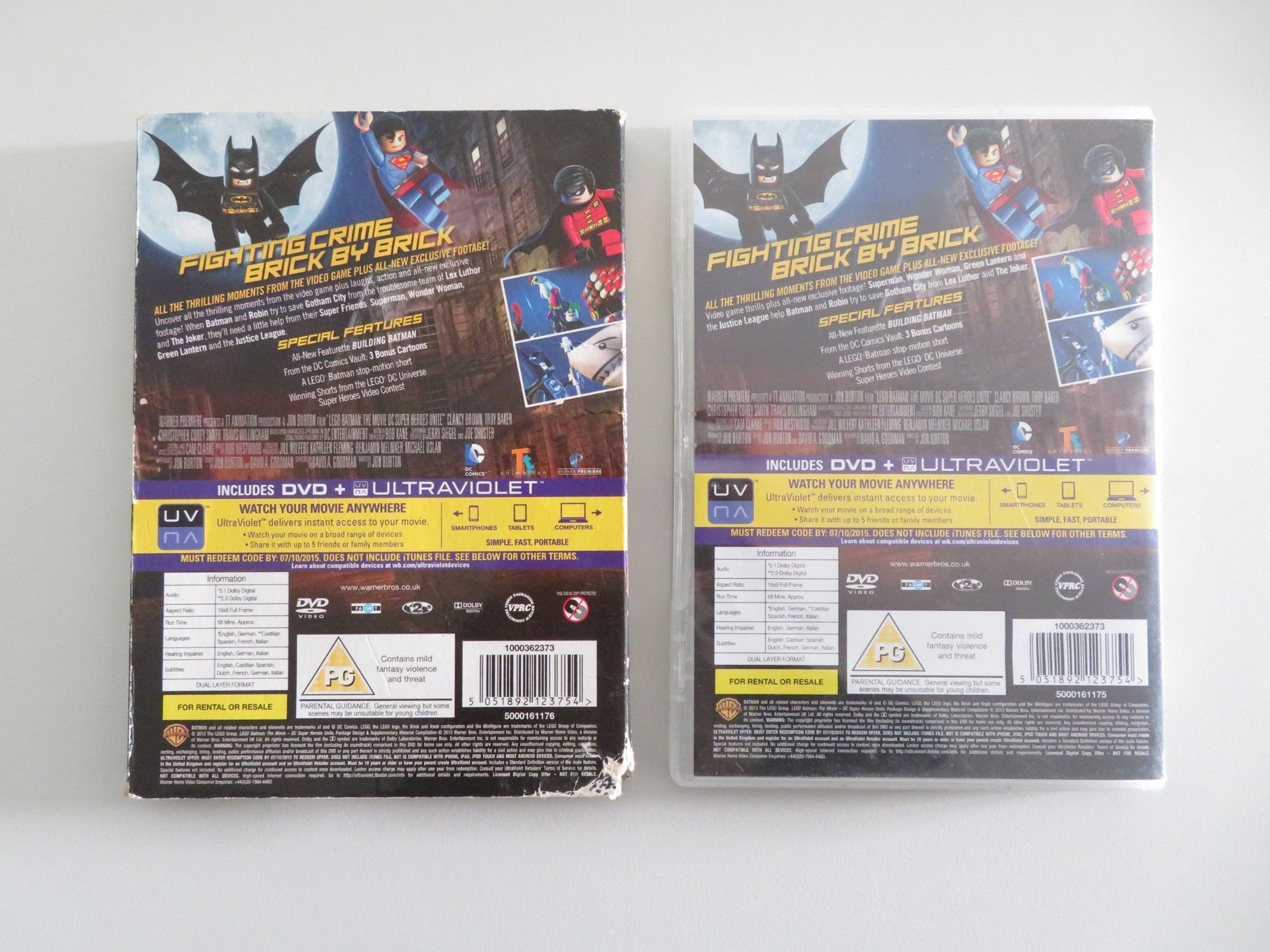 LEGO BATMAN: THE MOVIE - DC SUPER HEROES UNITE (DVD) TROY BAKER 2013 REGION 2 Movie posters