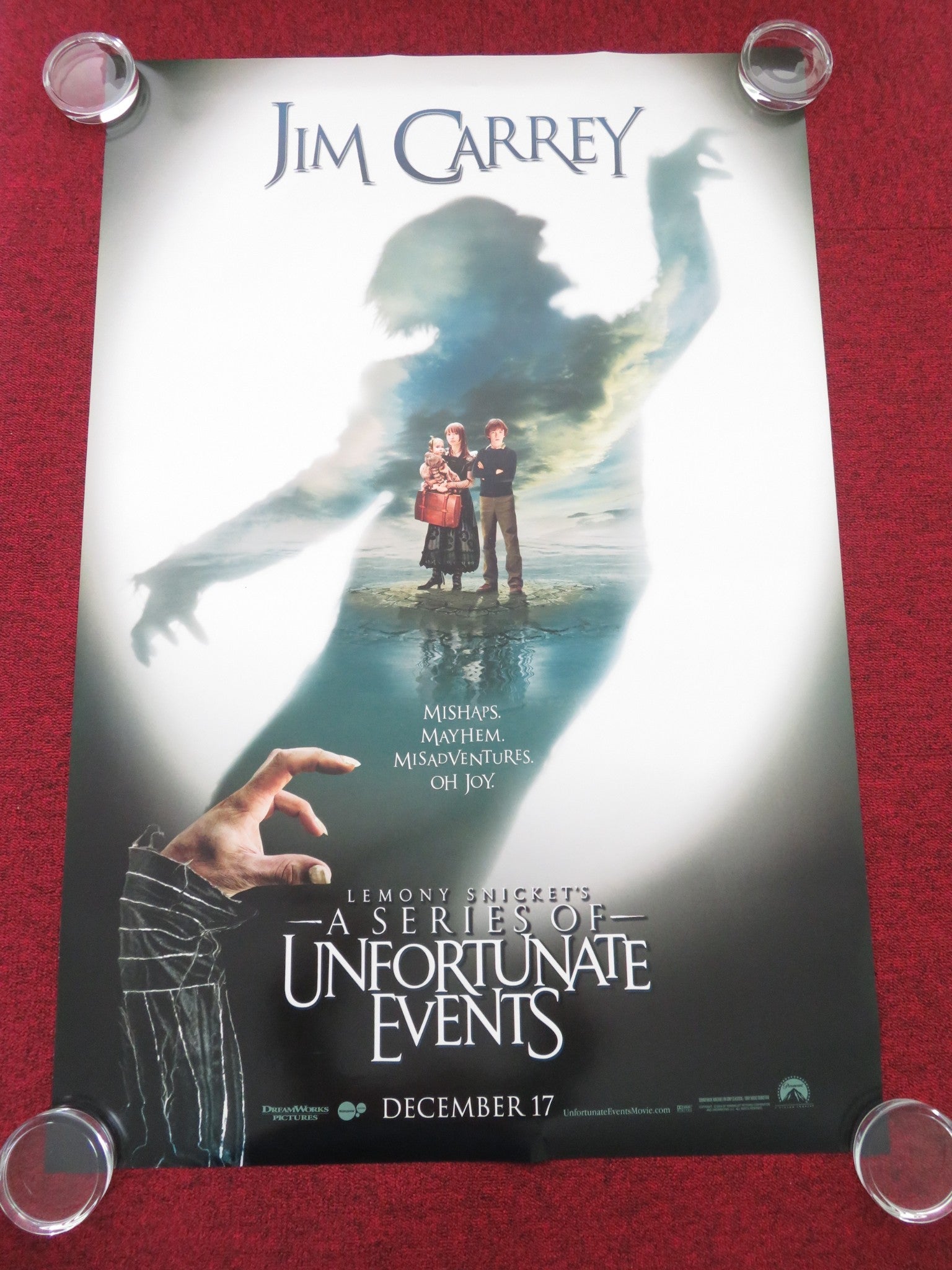 Lemony Snicket's A Series of Unfortunate Events US One Sheet Rolled Poster 2004 Movie posters