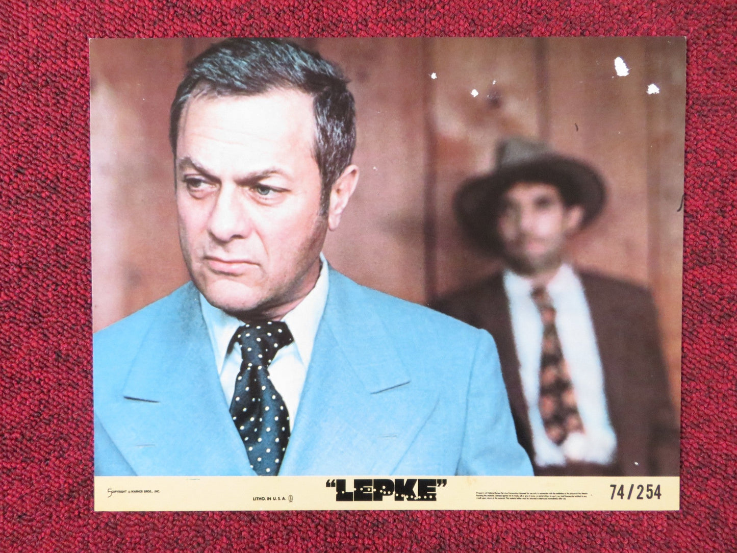LEPKE - 5 LOBBY CARD TONY CURTIS MICHAEL CALLANI 1974 Rendezvous Cinema Movie posters