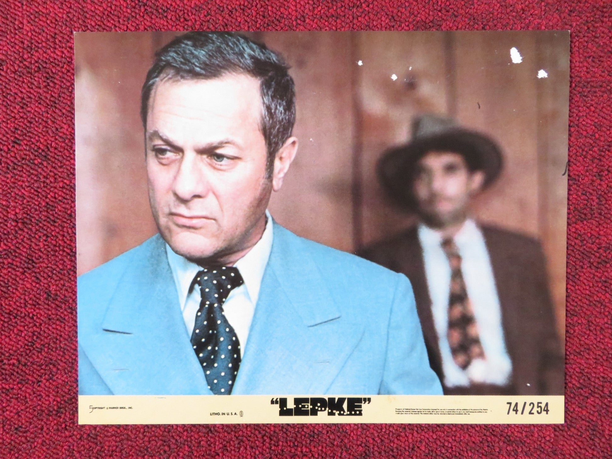 LEPKE - 5 LOBBY CARD TONY CURTIS MICHAEL CALLANI 1974 Rendezvous Cinema Movie posters