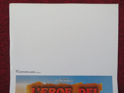 L'EROE DEI DUE MONDI ITALIAN LOCANDINA POSTER GIANNI MUSY SIONE CRISARI 1994 Rendezvous Cinema Movie posters