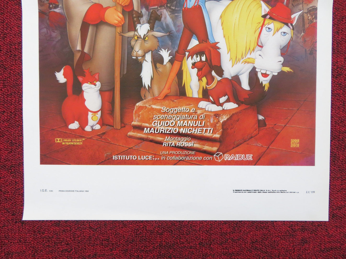 L'EROE DEI DUE MONDI ITALIAN LOCANDINA POSTER GIANNI MUSY SIONE CRISARI 1994 Rendezvous Cinema Movie posters