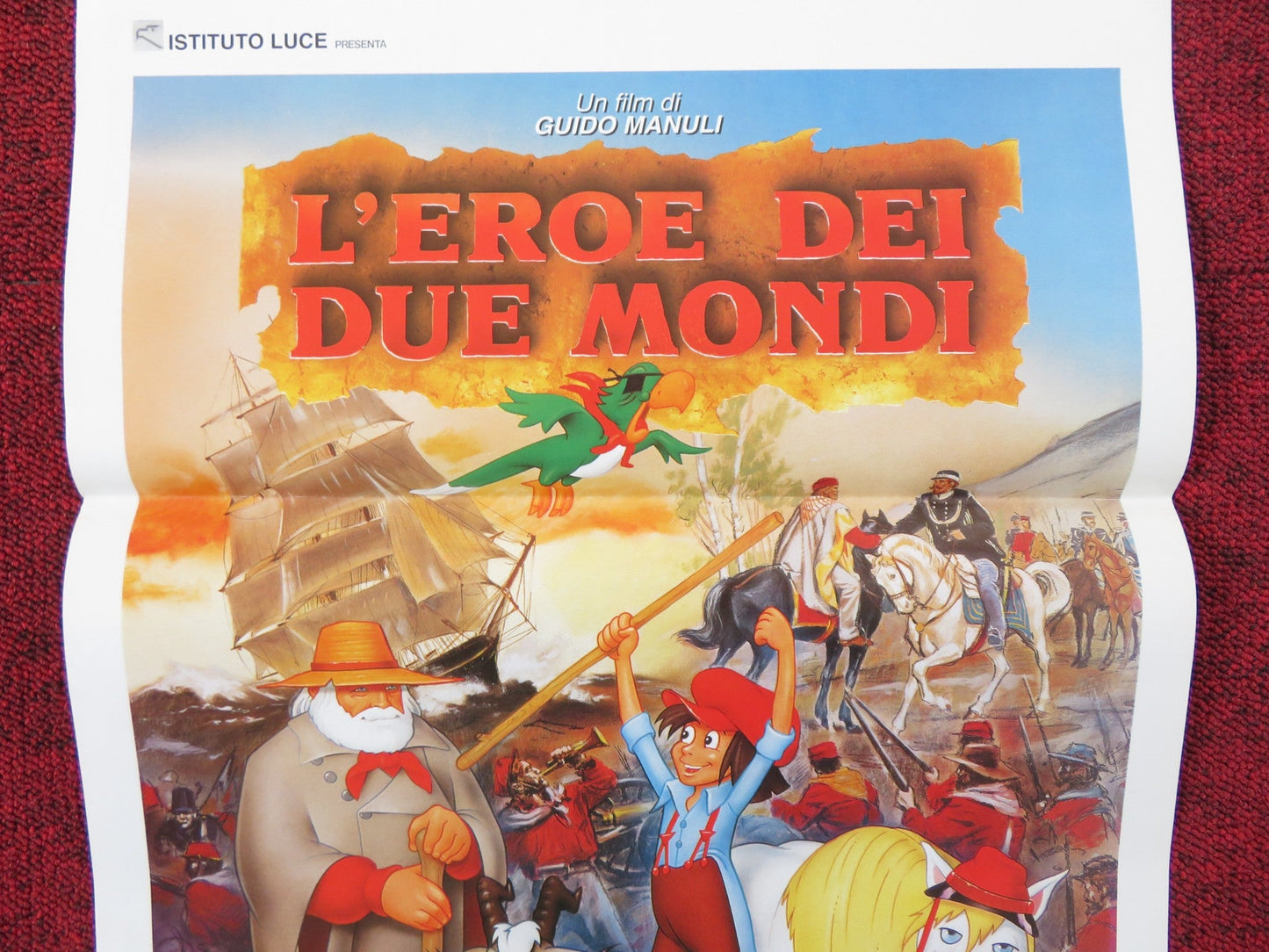 L'EROE DEI DUE MONDI ITALIAN LOCANDINA POSTER GIANNI MUSY SIONE CRISARI 1994 Rendezvous Cinema Movie posters