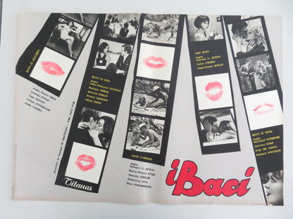 Les baisers Italian Fotobusta Posters Lot of 8 Boyer Sola 1964 Movie posters