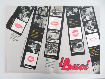 Les baisers Italian Fotobusta Posters Lot of 8 Boyer Sola 1964 Movie posters